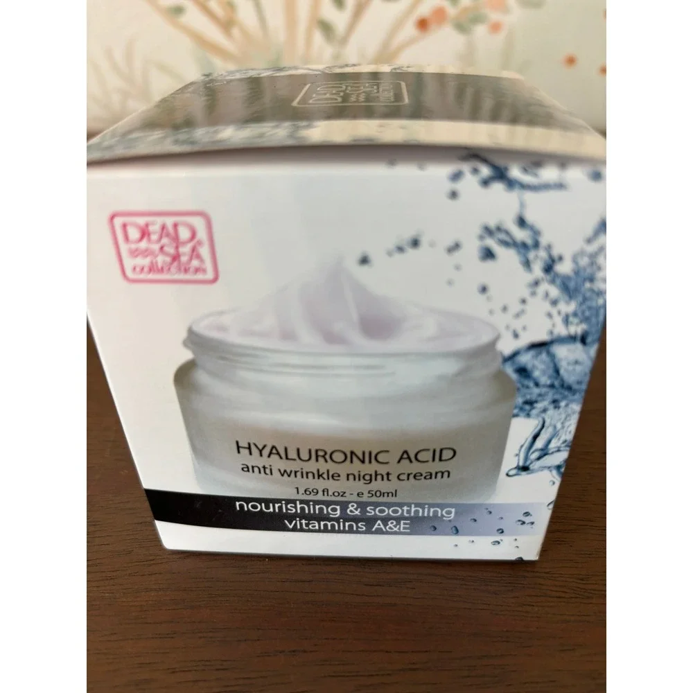 Dead Sea Collection Anti Wrinkle Night Cream Hyaluronic Acid 50ml (1.69 fl oz)